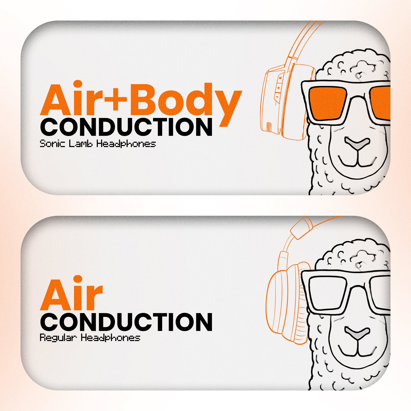 Sonic Lamb Headphone - Ember Gray